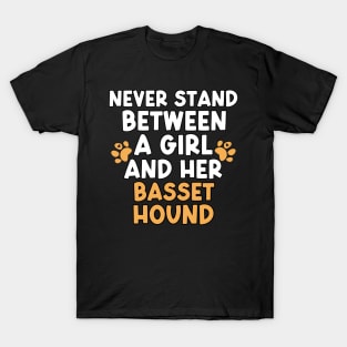 Basset Hound Girl T-Shirt